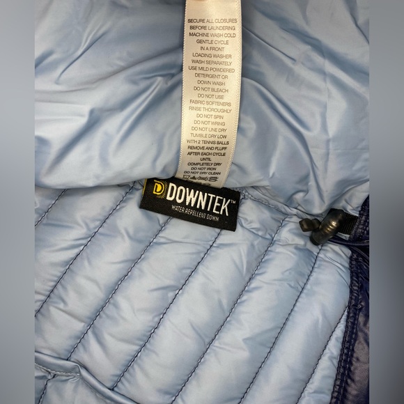 Eastern Mountains Sports EMS Downtek Goose Down Puffer Jacker Size Small Navy - Picture 5 of 7